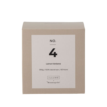 Illume x Bloomingville No. 4 - Lemon verbena scented candles, nature, natural wax