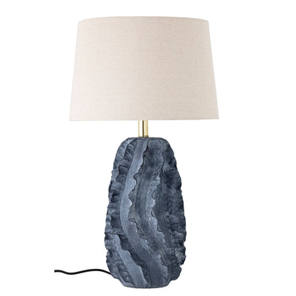 Creative Collection Natika table lamp, blue, terracotta