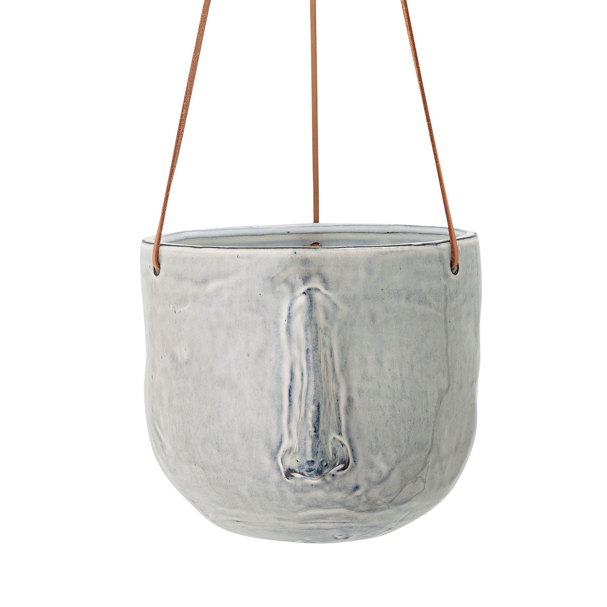 Bloomingville Ileana Hanging Herb Pot, Gray, Stoneware