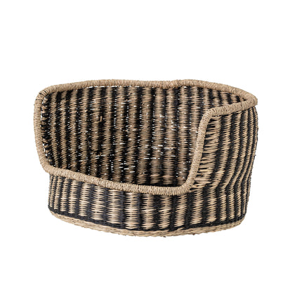 Bloomingville Lenina Dog basket, Black, Sea grass