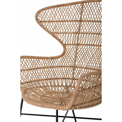 Bloomingville Bloomingville Oudon Lounge Stol, Natur, Rattan - DesignGaragen.dk.