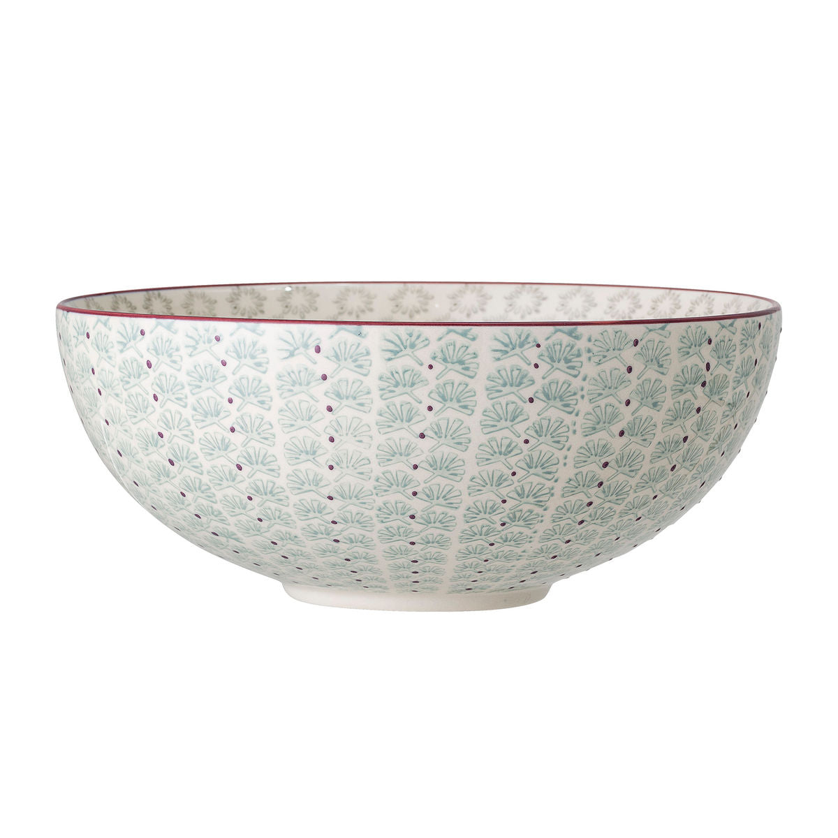 Bloomingville Maya Serving Bowl, Green, Stoneware