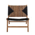 Creative Collection Creative Collection Grant Lounge Stol, Sort, Teak - DesignGaragen.dk.