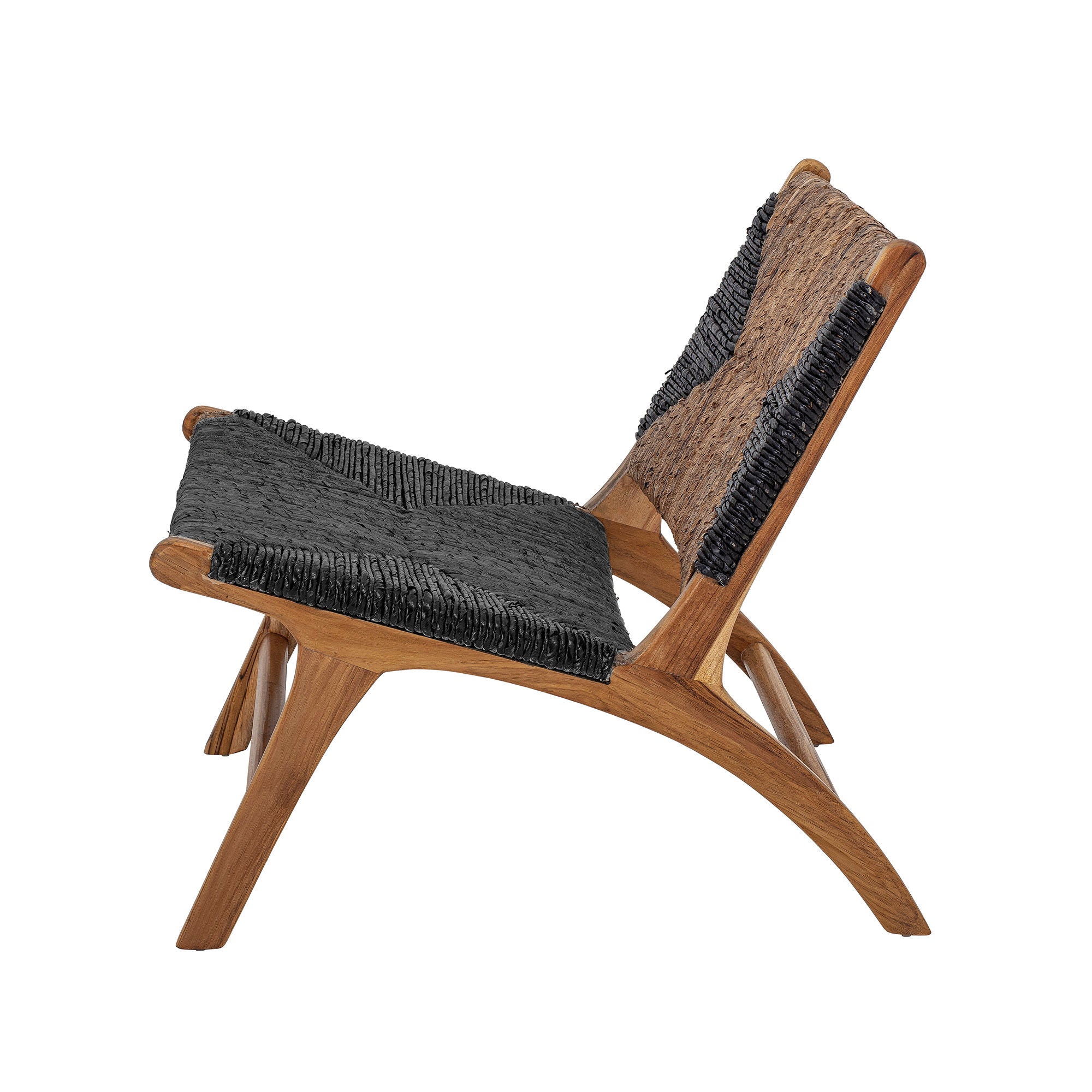 Creative Collection Creative Collection Grant Lounge Stol, Sort, Teak - DesignGaragen.dk.