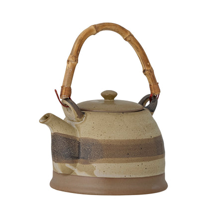 Bloomingville Solange teapot, nature, stoneware