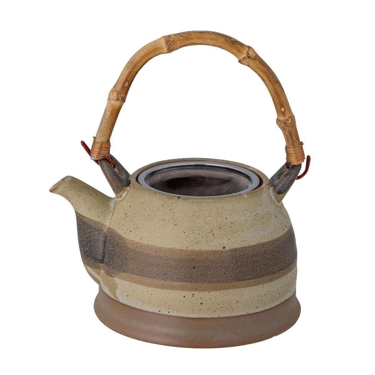 Bloomingville Solange teapot, nature, stoneware