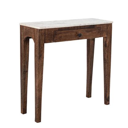 Creative Collection Hauge side table, brown, marble