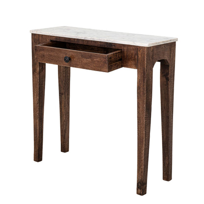 Creative Collection Hauge side table, brown, marble