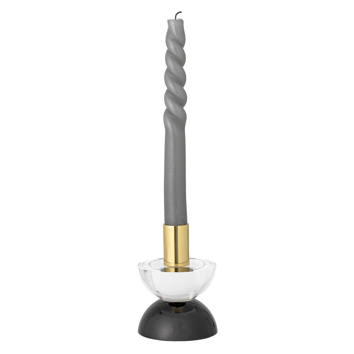 Bloomingville Etel Candlestick, White, Glass