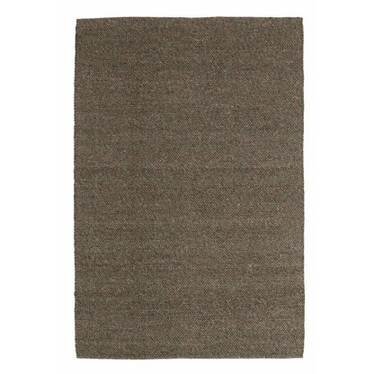 Nordal FIA handwoven wool rug - 160x240 cm - grey/brown