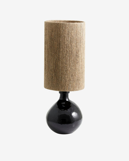 Nordal A/S DISSA TABLE LAMP - BLACK/NATURE