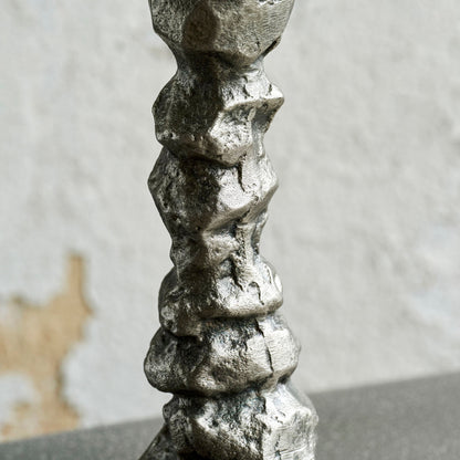 Candlestick, hdraku, antique silver