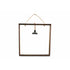 Langbo Square Frame - Smoked Oiled Oak / Chrome - Langbo - DesignGaragen.dk