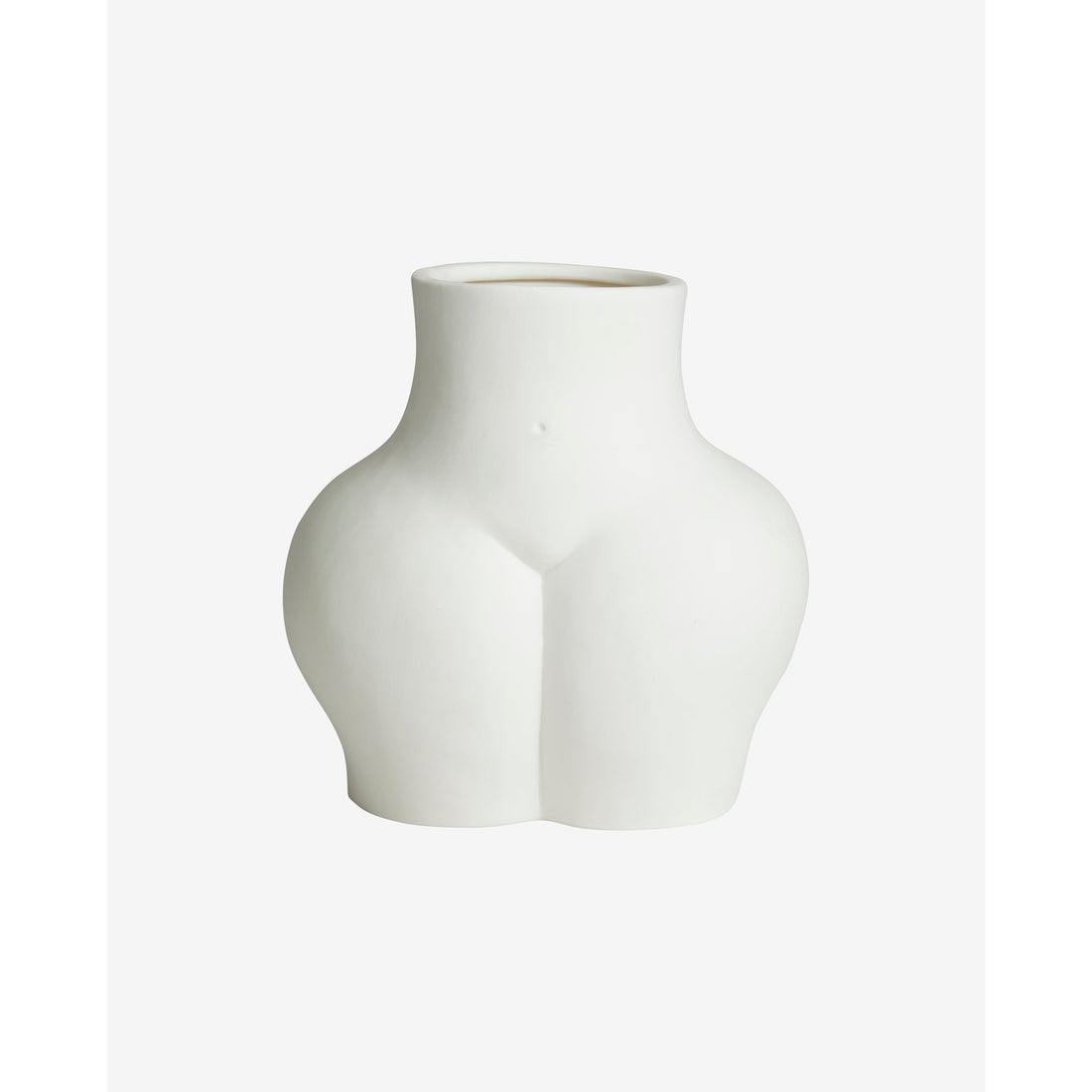 Avaji Lower Body - Vase in Ceramics - H23 cm - White