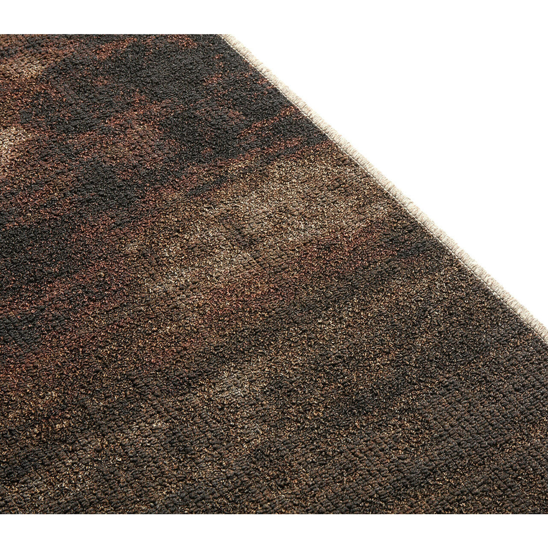 Tæppe Surface - Black/Brown/Burned pattern - ReForm Mano m/ECT350 filt - W: 200 L: 300 cm - Muubs - DesignGaragen.dk