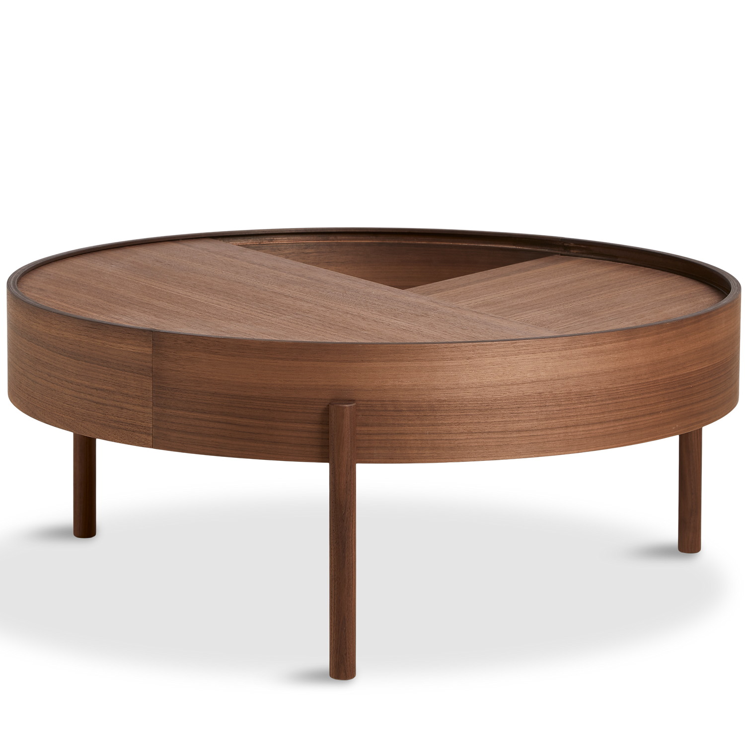 WOUD - Arc coffee table (89 cm) - Walnut - WOUD - DesignGaragen.dk