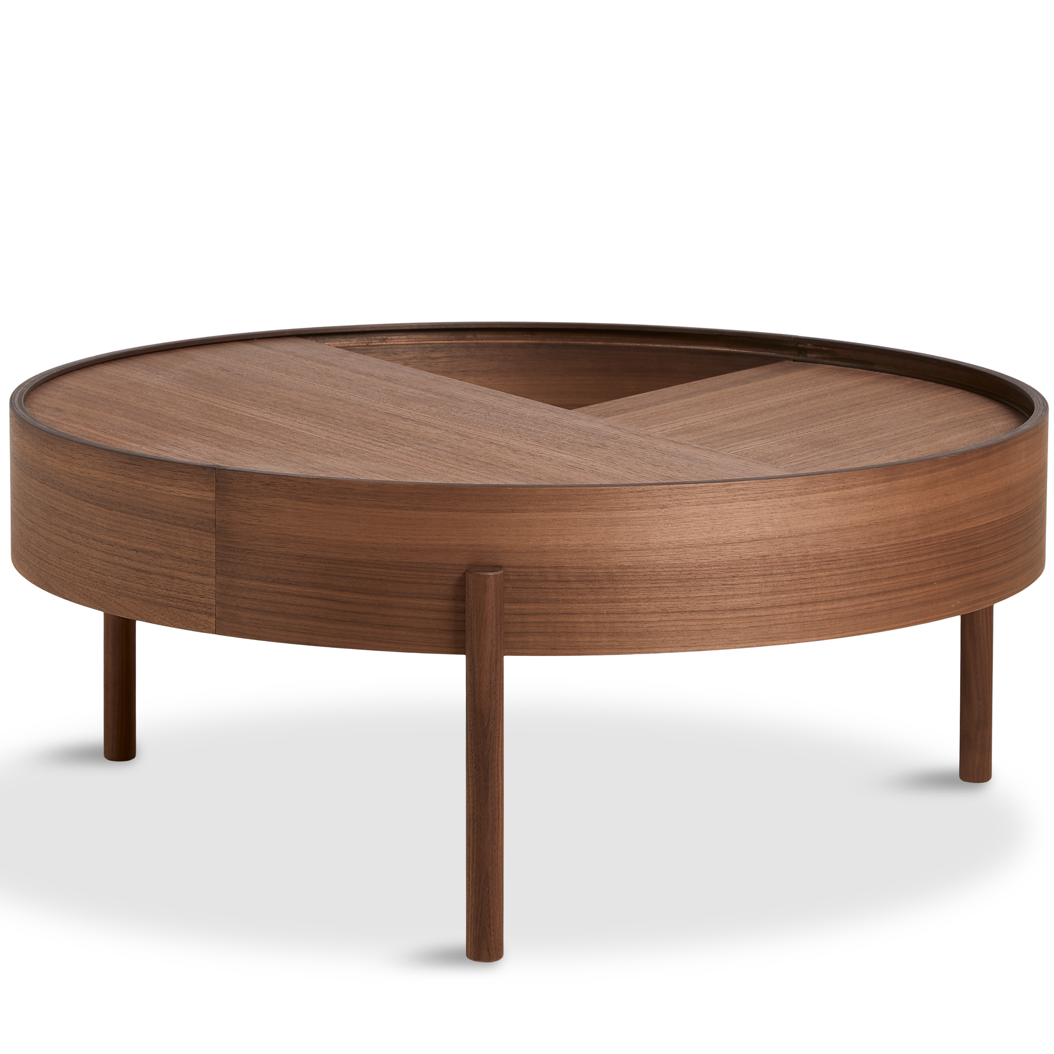 WOUD - Arc coffee table (89 cm) - Walnut - WOUD - DesignGaragen.dk