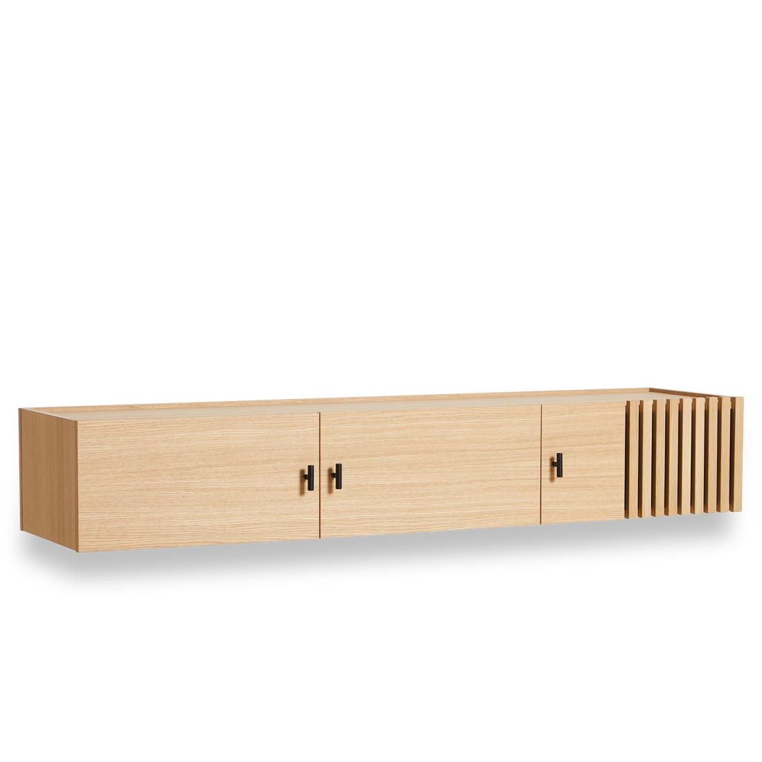 WOUD - Array wall-mounted sideboard (150 cm) - White pigmented oak - WOUD - DesignGaragen.dk