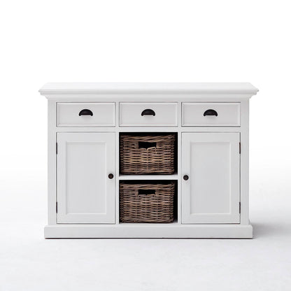 Halifax sideboard with 2 wicker drawers