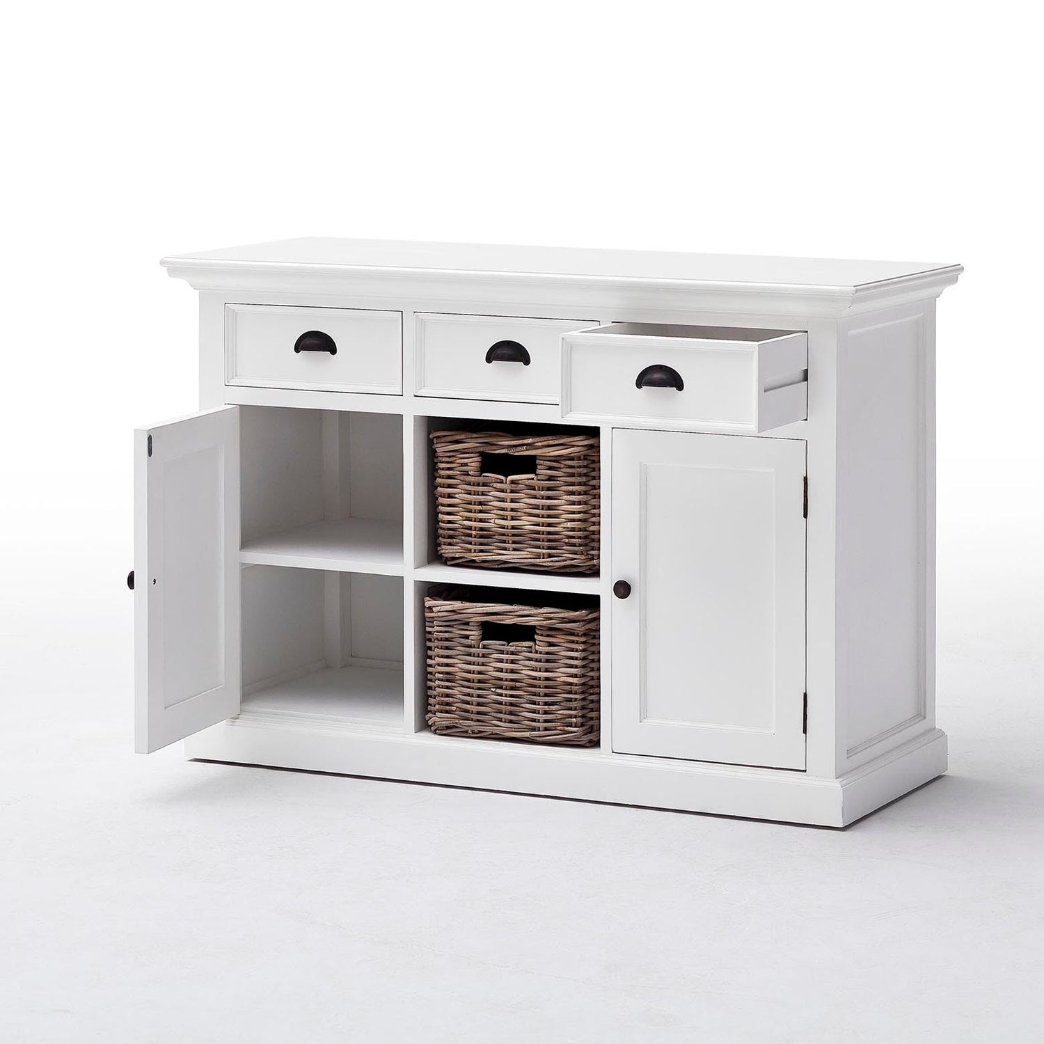 Halifax sideboard with 2 wicker drawers