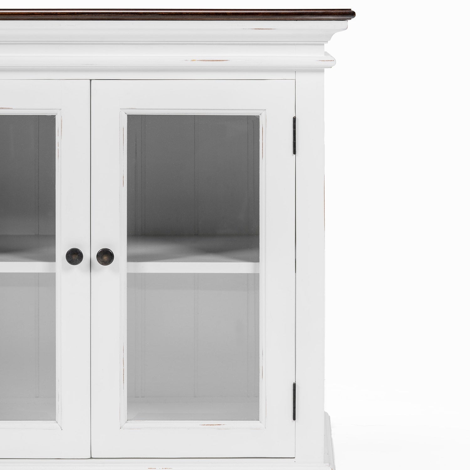 Halifax accent sideboard with 4 glass doors