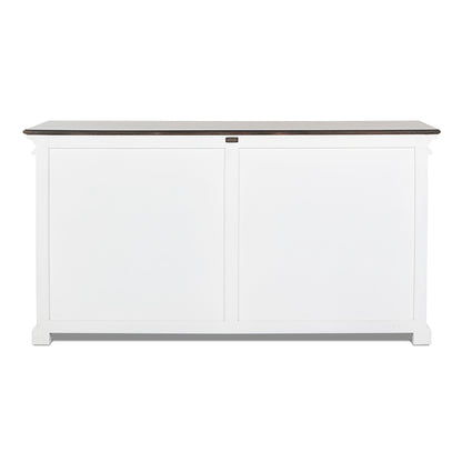 Halifax accent sideboard with 4 glass doors