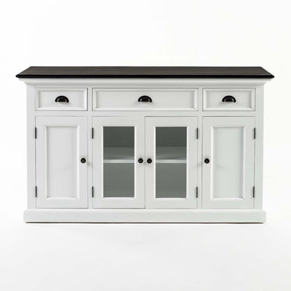 Halifax Contrast sideboard with 4 doors and 3 drawers