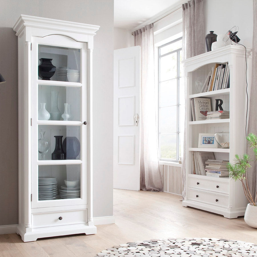 Provence single display cabinet