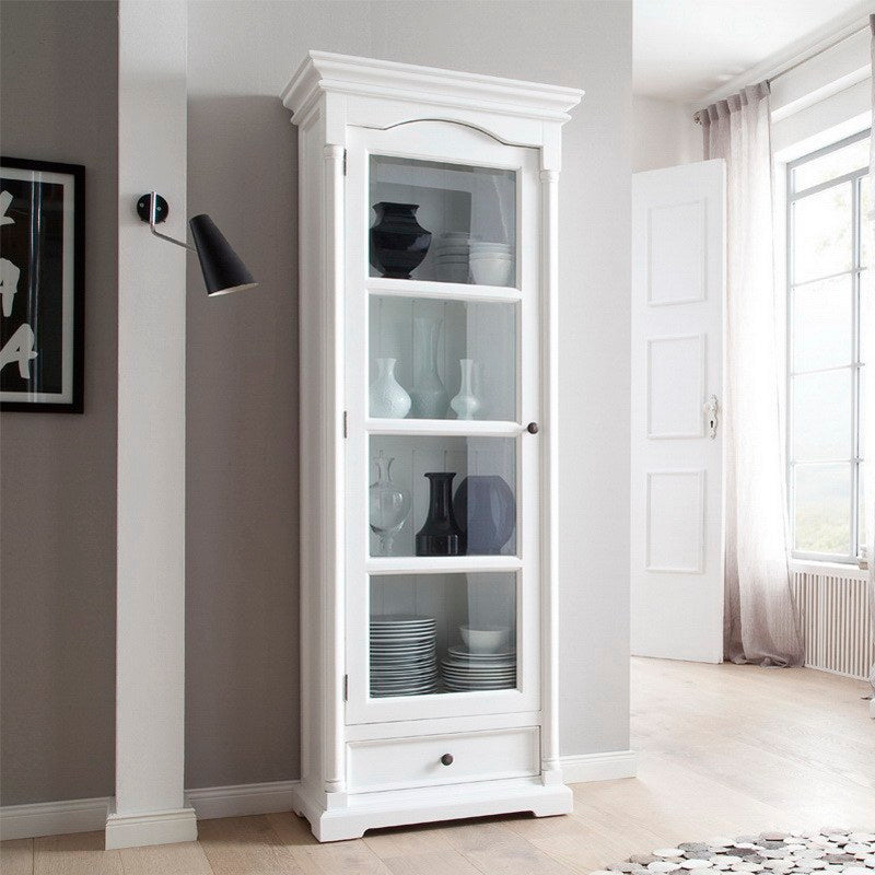 Provence single display cabinet