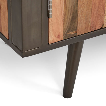 Nordic TV table with 4 doors