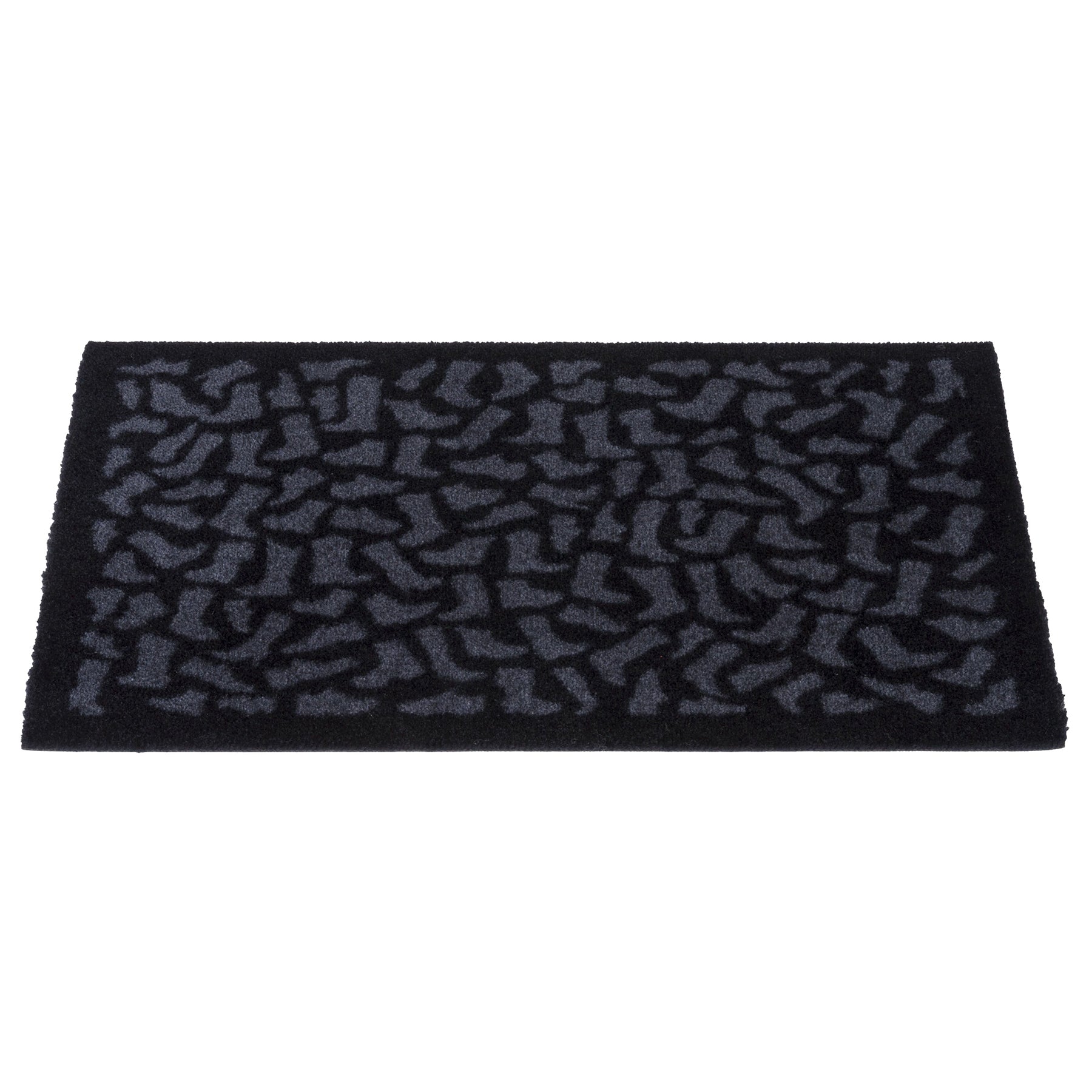 FLOOR MAT 60 X 90 CM - FOOTWEAR/BLACK GREY