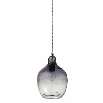 Nordal BUBBLE pendel i glas - h26 cm - røgfarvet - Nordal - DesignGaragen.dk