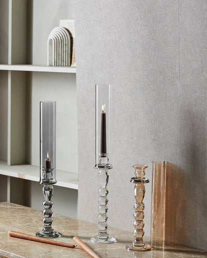 Nordal A/S Nosy Candle Holder, Smoke Gray