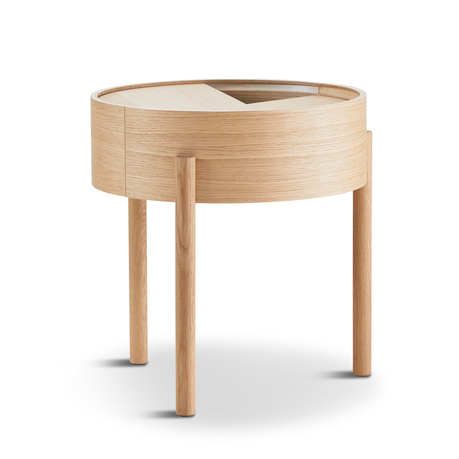 WOUD - Arc side table (42 cm) - Oiled oak - WOUD - DesignGaragen.dk