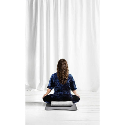 Nordal YOGA and meditation cushion - 40x20 cm - grey