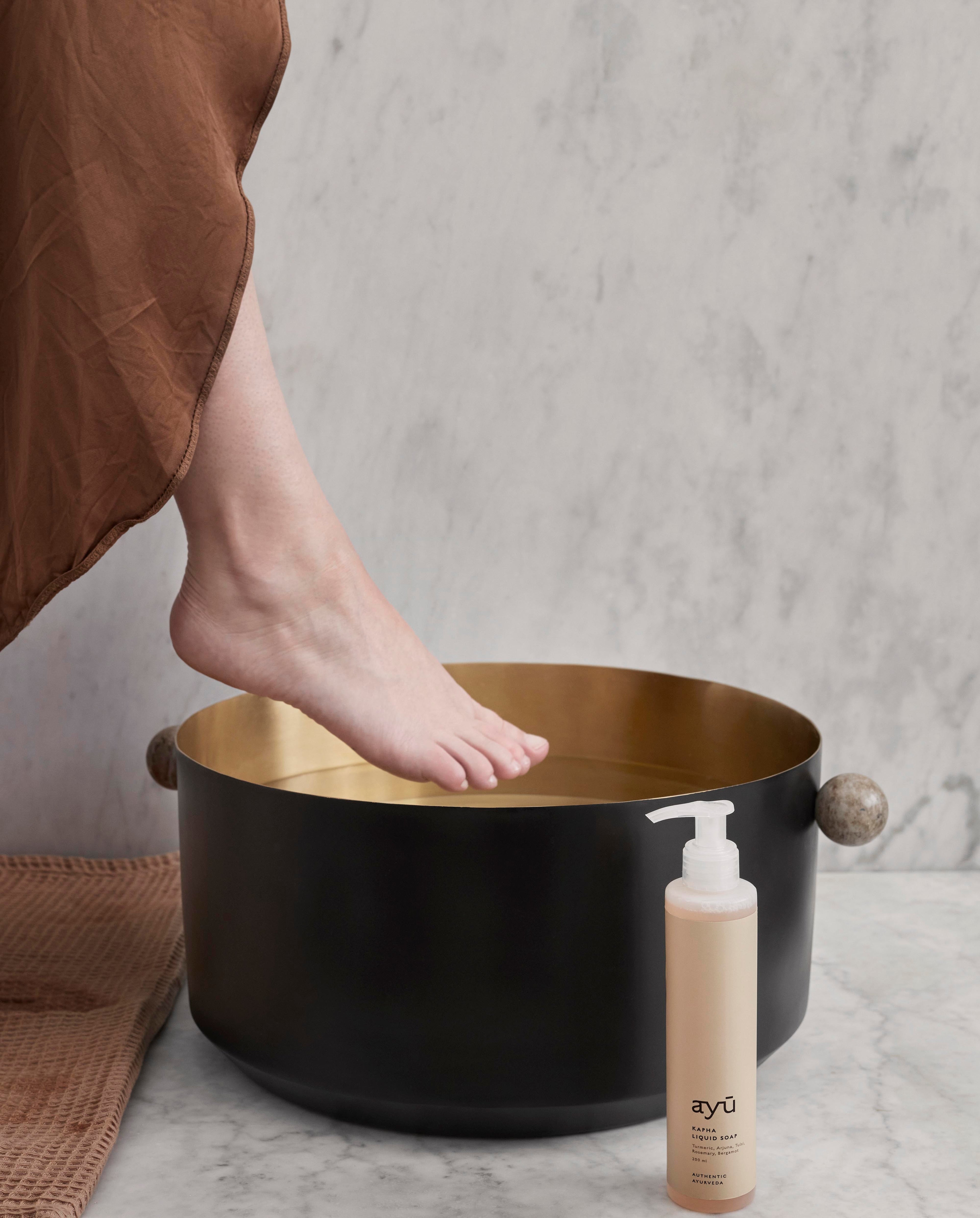 Nordal A/S Ayu Foot Bath - Brass/Black