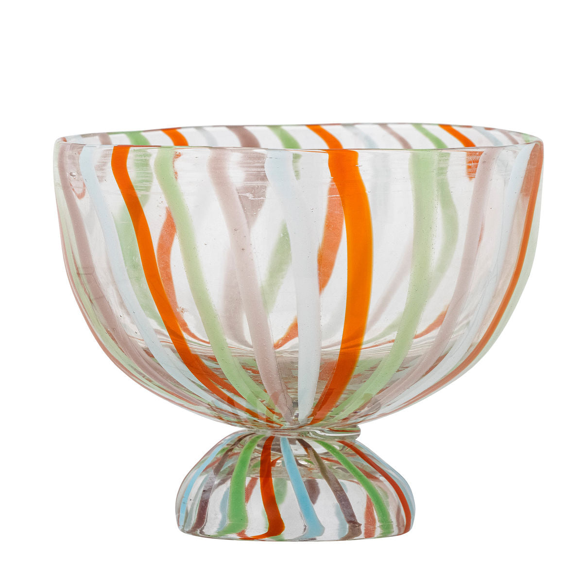 Bloomingville Savya bowl, green, glass