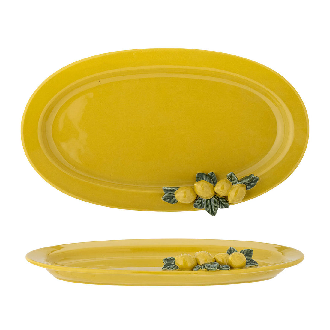 Creative Collection Limone serving dish, yellow, stoneware