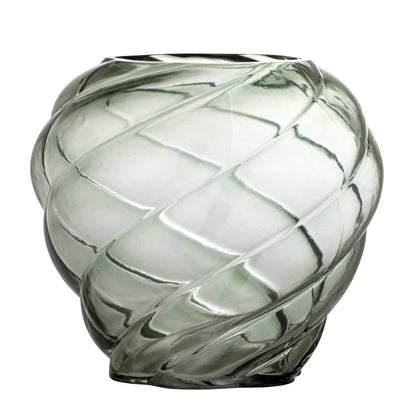 Bloomingville Leyan Vase, Green, Glass