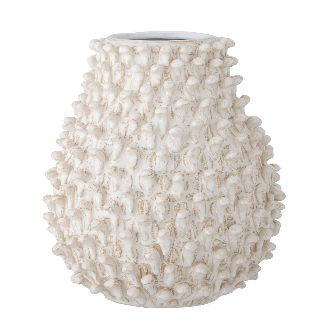 Bloomingville Spikey Vase, Natur, Stentøj - Bloomingville - DesignGaragen.dk