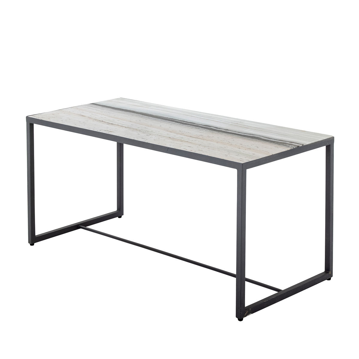 Bloomingville Ines coffee table, white, marble