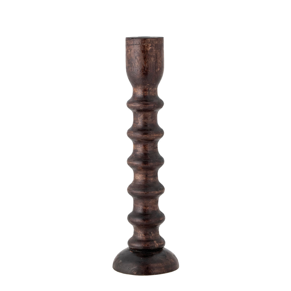 Bloomingville Brenda Candlestick, Brown, Mango