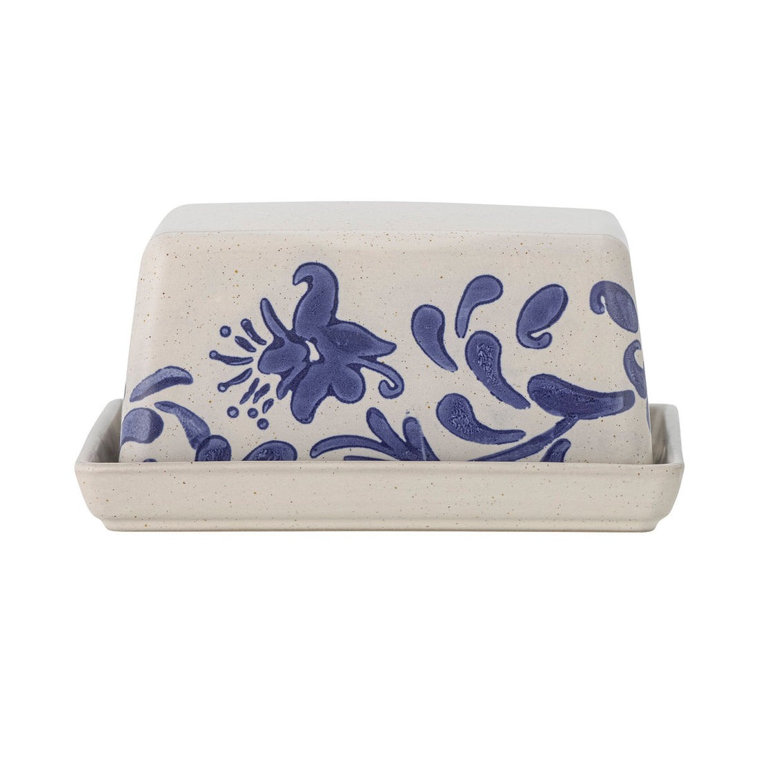 Creative Collection Petunia Butter Box, Blue, Stoneware