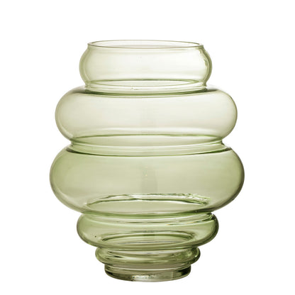 Bloomingville Annhelene vase, green, glass