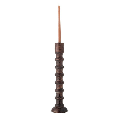 Bloomingville Brenda Candlestick, Brown, Mango