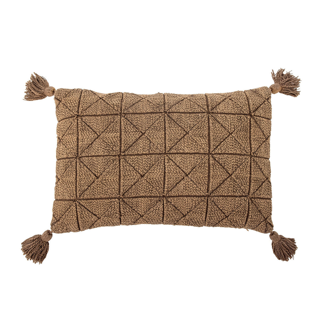 Bloomingville Auna Cushion, Brown, Cotton