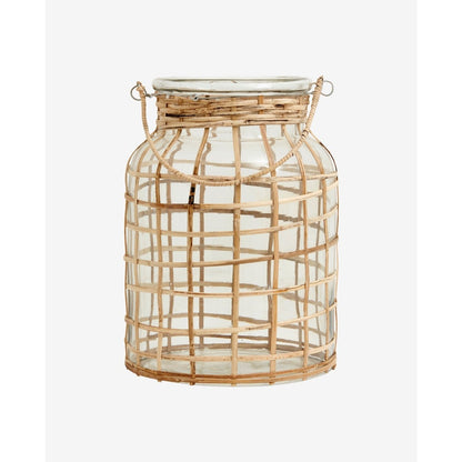 Bamboo lanterns in bamboo - H27 cm - nature