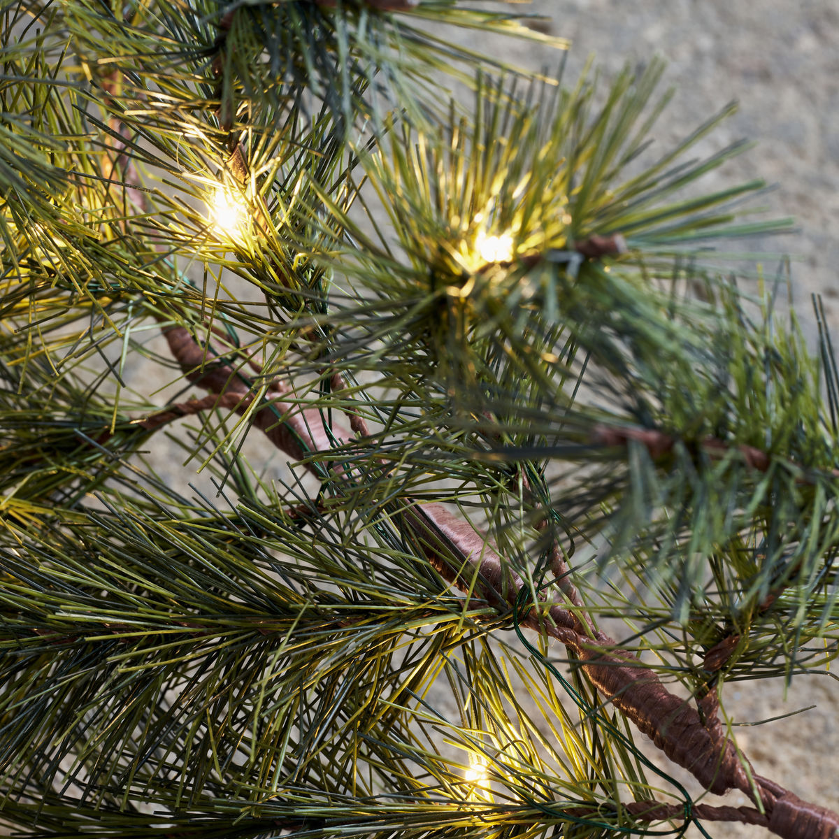 Garlands with LED, HDPEUCE, nature