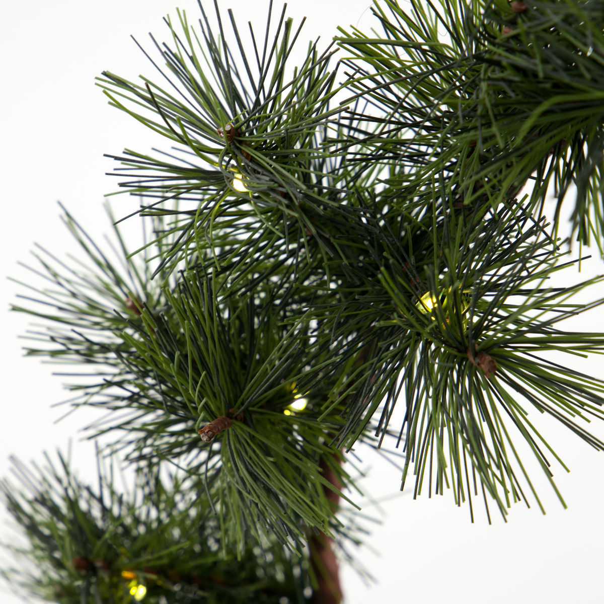 Wreath with LED, HDPEUCE, NATURE