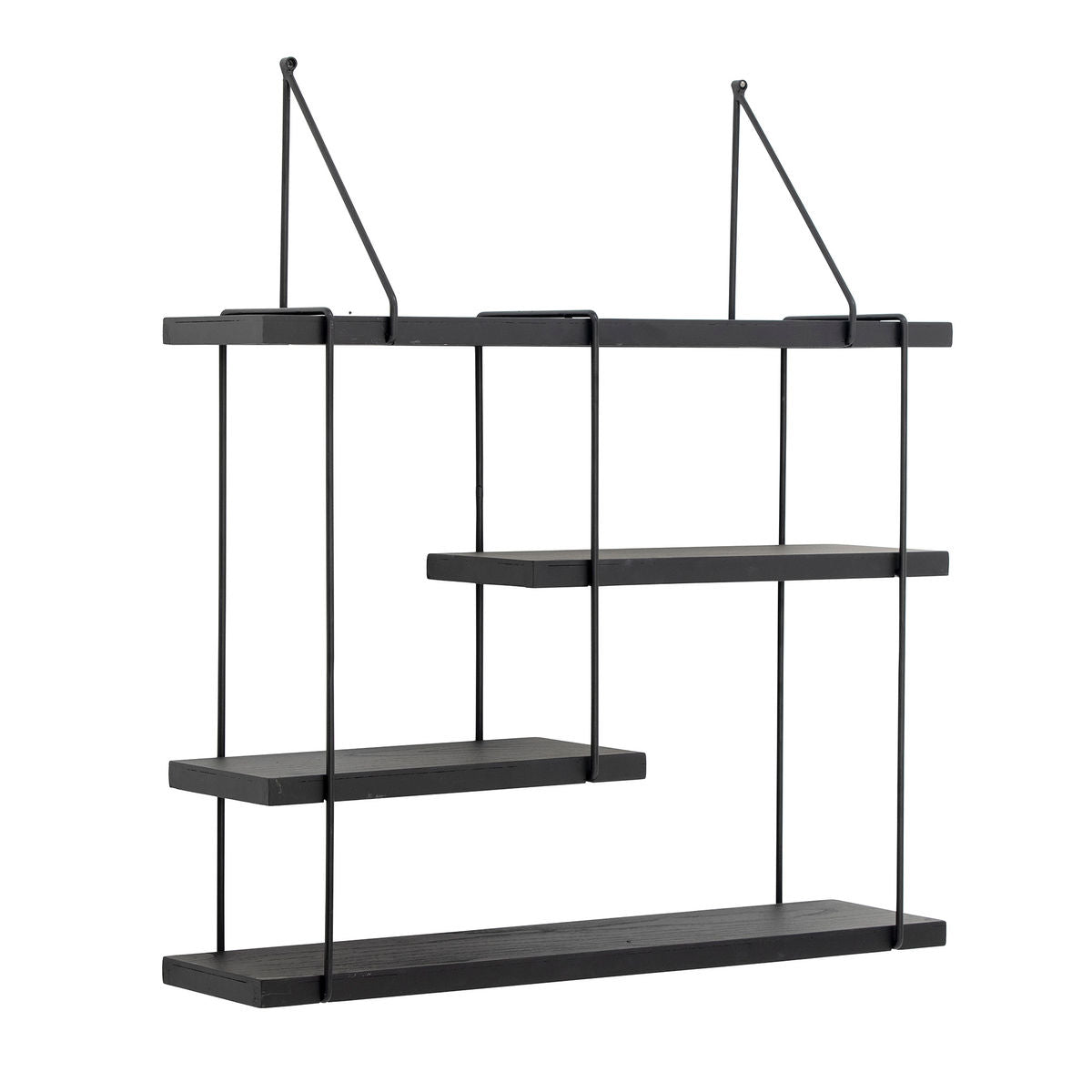 Bloomingville Lewis shelf, black, pine